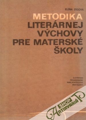 Obal knihy Metodika literárnej výchovy pre materské školy