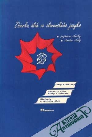 Obal knihy Zbierka úloh zo slovenského jazyka