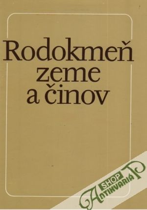 Obal knihy Rodokmeň zeme a činov