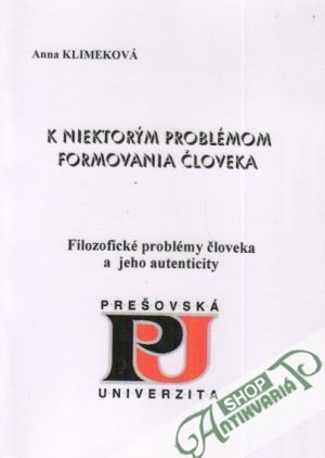 Obal knihy K niektorým problémom formovania človeka