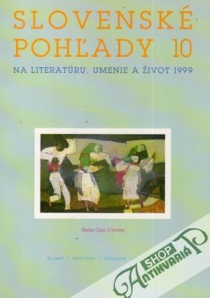 Obal knihy Slovenské pohľady na literatúru,umenie a život 10/1999