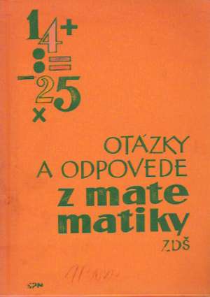 Obal knihy Otázky a odpovede z matematiky ZDŠ
