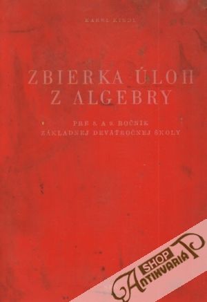 Obal knihy Zbierka úloh z algebry