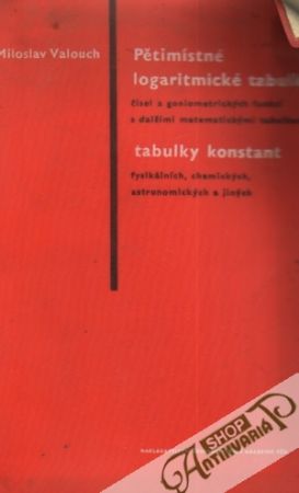 Obal knihy Pětimístné logaritmické tabulky