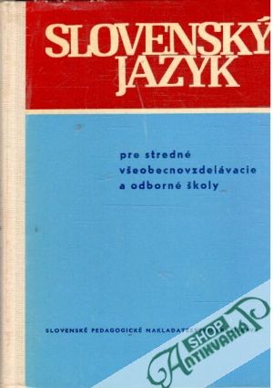Obal knihy Slovenský jazyk