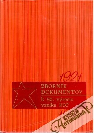 Obal knihy Zborník dokumentov k 50.výročiu KSČ