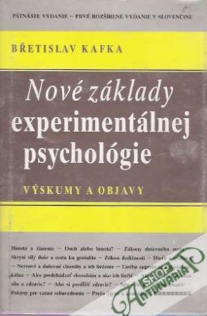 Obal knihy Nové základy experimentálnej psychológie - Výskumy a objavy
