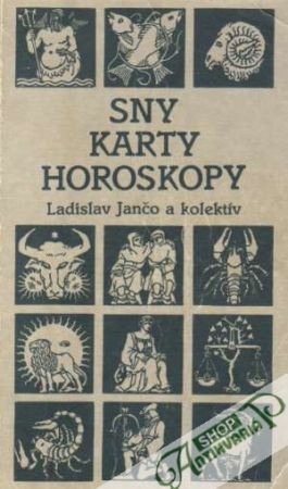 Obal knihy Sny, karty, horoskopy