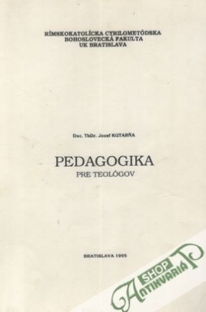 Obal knihy Pedagogika pre teológov