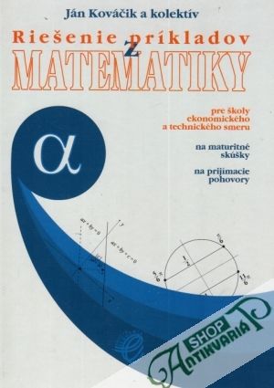 Obal knihy Riešenie príkladov z matematiky