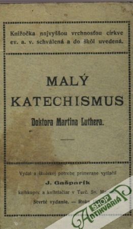 Obal knihy Malý katechismus Doktora Martina Luthera