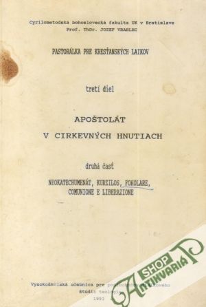 Apoštolár v cirkevných hnutiach II. - Kolektív autorov
