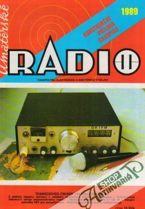 Obal knihy Amatérské radio 1989 