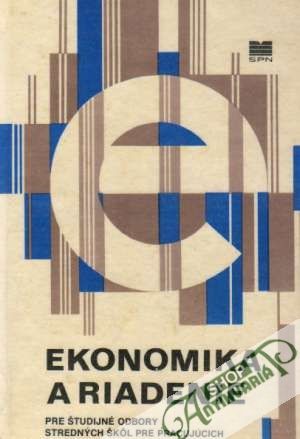Obal knihy Ekonomika a riadenie