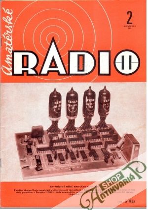 Obal knihy Amatérské radio 2-11/1973