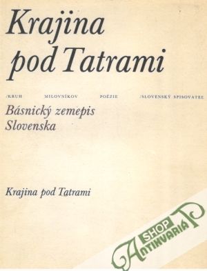 Obal knihy Krajina pod Tatrami
