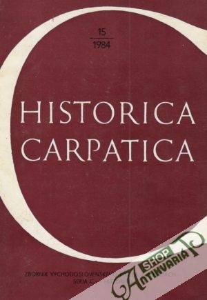 Obal knihy Historica Carpatica 15/1984