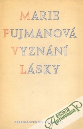 Obal knihy Vyznání lásky