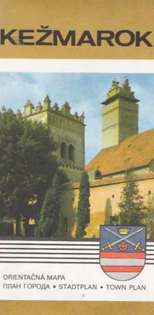 Obal knihy Kežmarok - Orientačná mapa