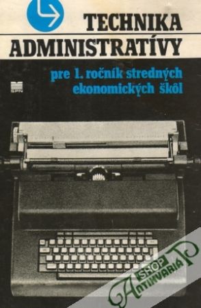Obal knihy Technika administratívy pre 1.ročník SEŠ