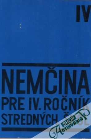 Obal knihy Nemčina pre IV. ročník stredných škôl