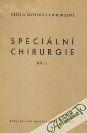 Obal knihy Speciální chirurgie II.