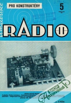 Obal knihy Amatérské radio 5/1984 