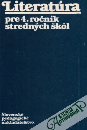 Obal knihy Literatúra pre 4.ročník SŠ