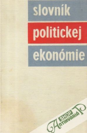 Obal knihy Slovník politickej ekonómie