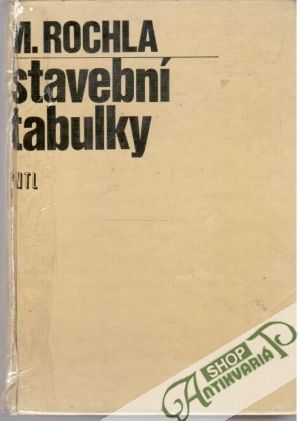 Obal knihy Stavební tabulky