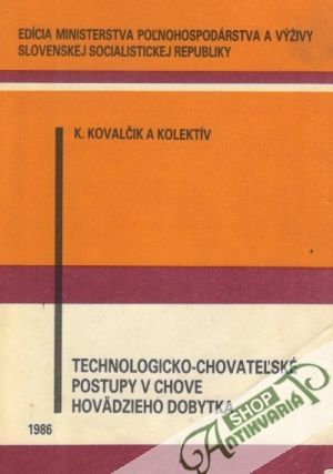 Obal knihy Technologicko - chovateľské postupy v chove hovädzieho dobytka