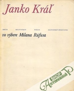 Obal knihy Janko Kráľ vo výbere Milana Rúfusa