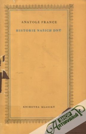 Obal knihy Historie našich dnú