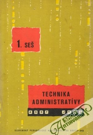 Obal knihy Technika administratívy pre 1.ročník SEŠ