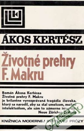 Obal knihy Životné prehry F.Makru