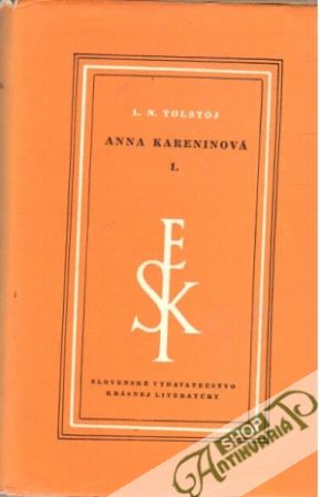 Obal knihy Anna Kareninová (I.- II.)