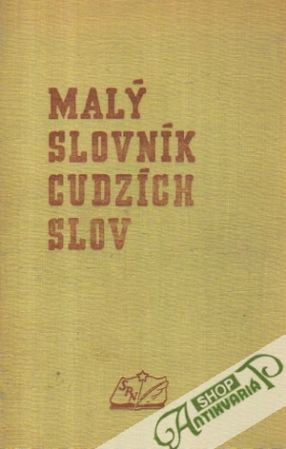 Obal knihy Malý slovník cudzích slov