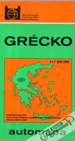 Obal knihy Grécko (automapa)