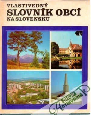 Obal knihy Vlastivedný slovník obcí na Slovensku I-III.