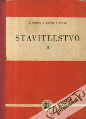 Obal knihy Staviteľstvo III.