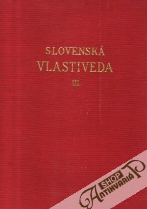 Obal knihy Slovenská vlastiveda III.
