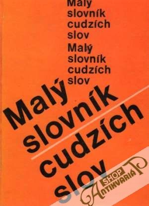 Obal knihy Malý slovník cudzích slov