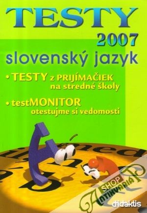 Obal knihy Testy 2007 - slovenský jazyk