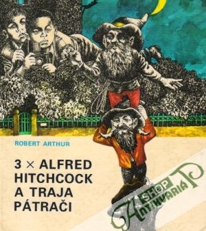 Obal knihy 3x Alfred Hitchcock a traja pátrači