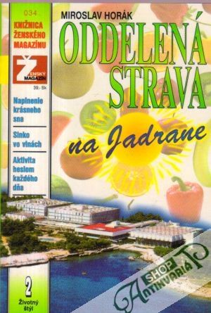 Obal knihy Oddelená strava na Jadrane