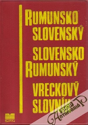 Obal knihy Rumunsko - slovenský a slovensko - rumunský vreckový slovník