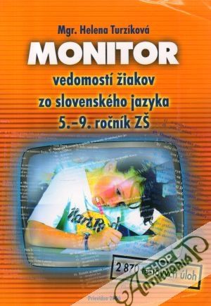 Obal knihy Monitor vedomostí žiakov zo slovenského jazyka 5. - 9. ročník ZŠ