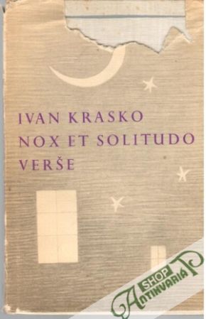 Obal knihy Nox Et Solitudo (Verše)