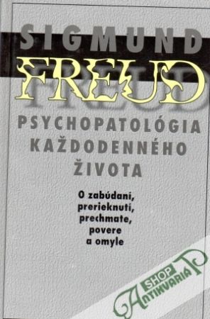 Obal knihy Psychopatológia každodenného života