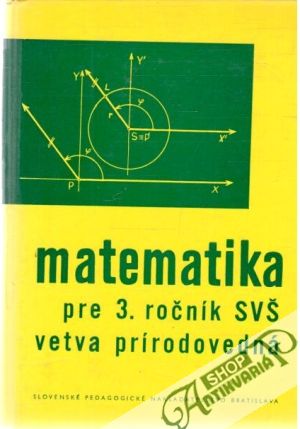 Obal knihy Matematika pre 3. ročník SVŠ